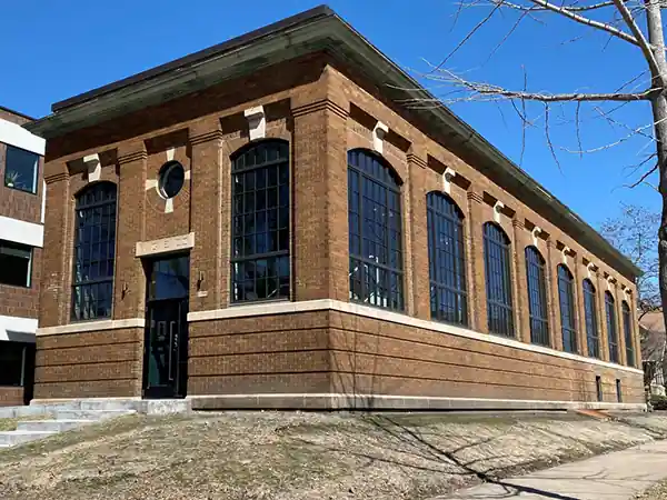 Historic brick office building renovated by Brennan Companies